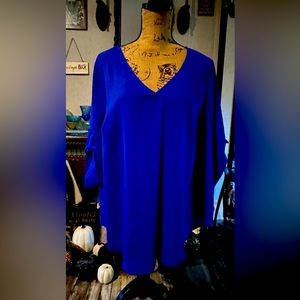 NWOT Torrid Royal Blue 00 Blouse